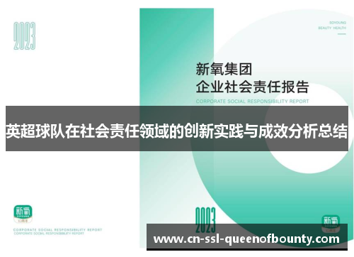 英超球队在社会责任领域的创新实践与成效分析总结